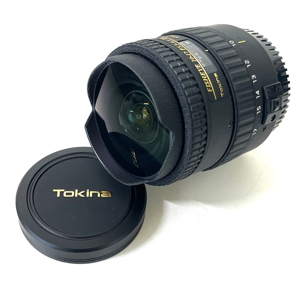 Tokina DX AT-X 0 Fisheye 10-17mm 1 AF NH 魚眼ズームレンズ - F3