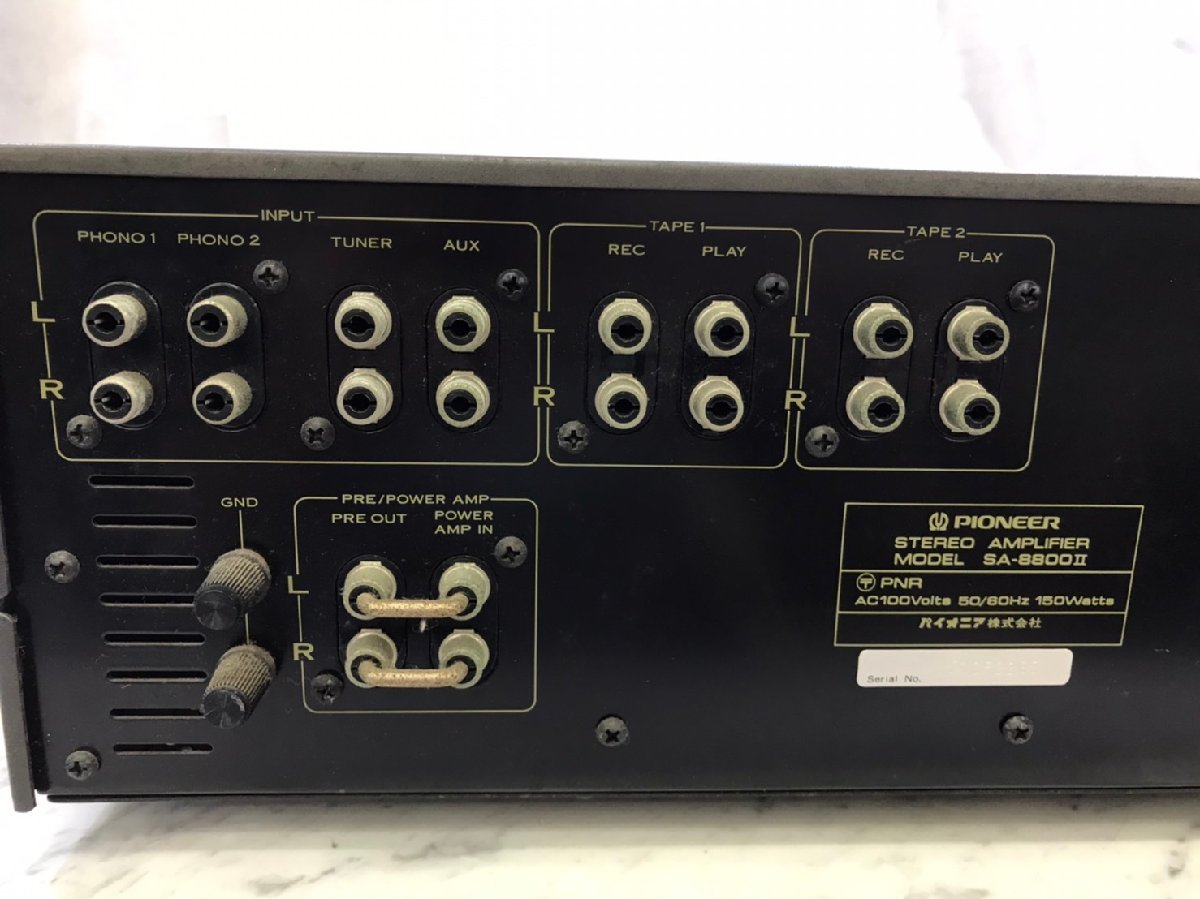 □t165 ジャンク☆Pioneer パイオニア SA-8800ii ステレオアンプ