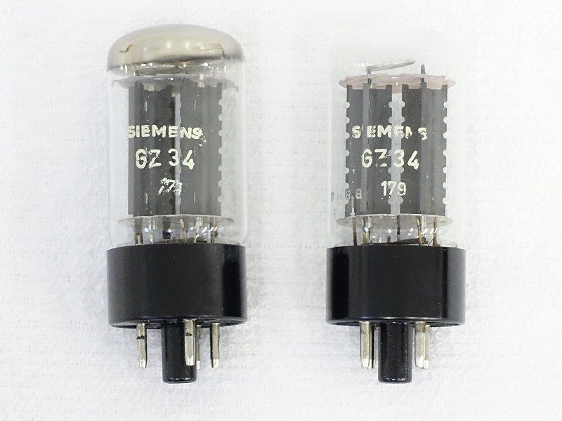 正規品，HOT SIEMENS GZ34 真空管2本 シーメンス 012775016Jm(真空管)｜売買されたオークション情報、yahooの商品情報をアーカイブ公開 - オークファン 真空管