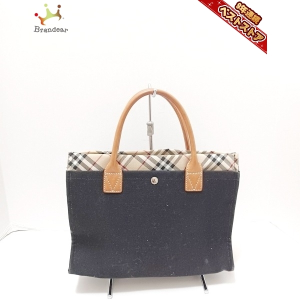 37【美品】BURBERRY ハンドバッグ バーバリーブルーレーベル Burberry Blue Label トートバッグ