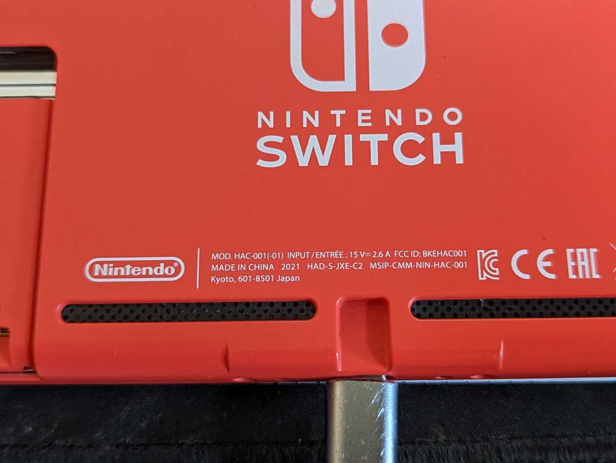 任天堂 Nintendo switch HAC-001 2021 マリオレッド 特別デザイン 本体