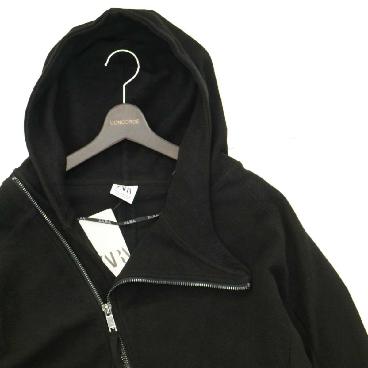 新品 未使用】 ZARA ザラ マン 通年 ダブルフルジップ フーディー 