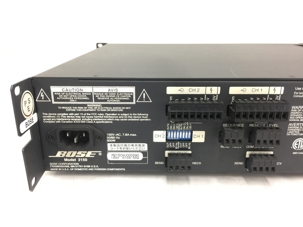 BOSE M2150 ボーズ PA パワーアンプ ジャンク T6335912 BOSE M2150