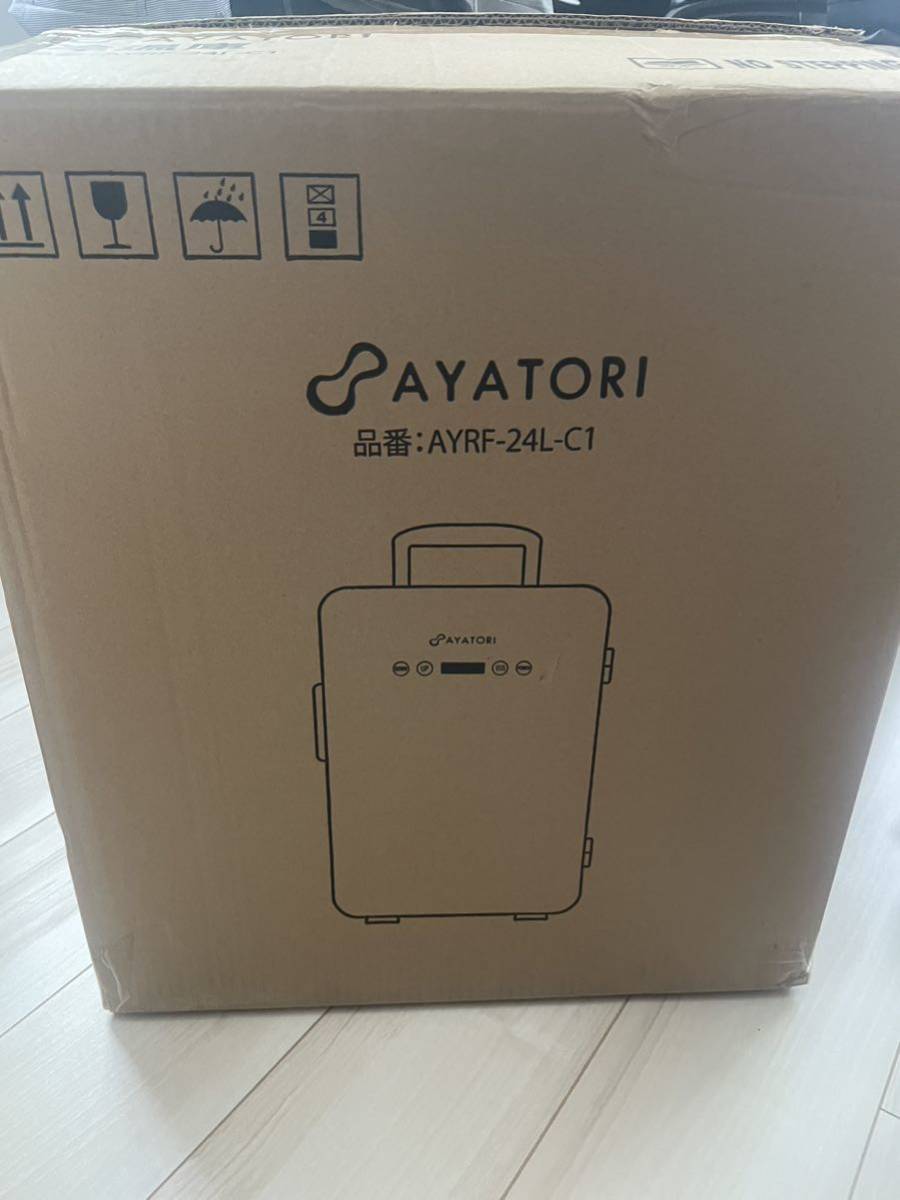 【赤字超特価，驚きの破格値，HOT】 AYATORI 冷温庫 24L 大容量ペルチェ式 白(ポータブル冷蔵庫)｜売買されたオークション情報、yahooの商品情報をアーカイブ公開 - オークファン ポータブル冷蔵庫