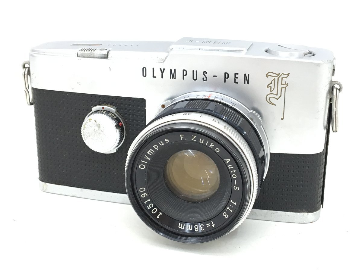 1円～ OLYMPUS PEN-F/Auto-S 1:1.8 f=38mm 一眼レフカメラ ジャンク