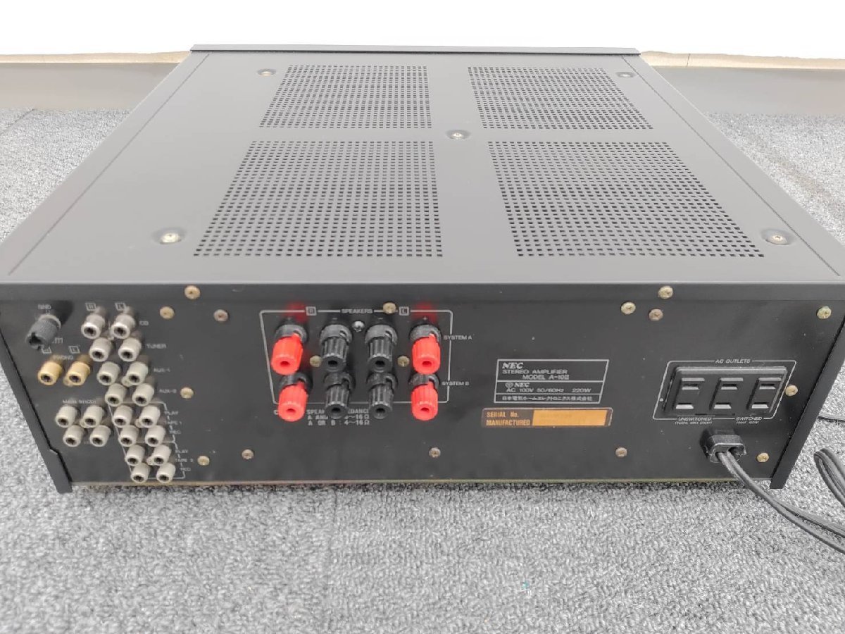 NEC プリメインアンプ エヌイーシー A-10II A-10Ⅱ RESERVEⅡ NEC プリメインアンプ エヌイーシー A-10II A-10Ⅱ RESERVEⅡ