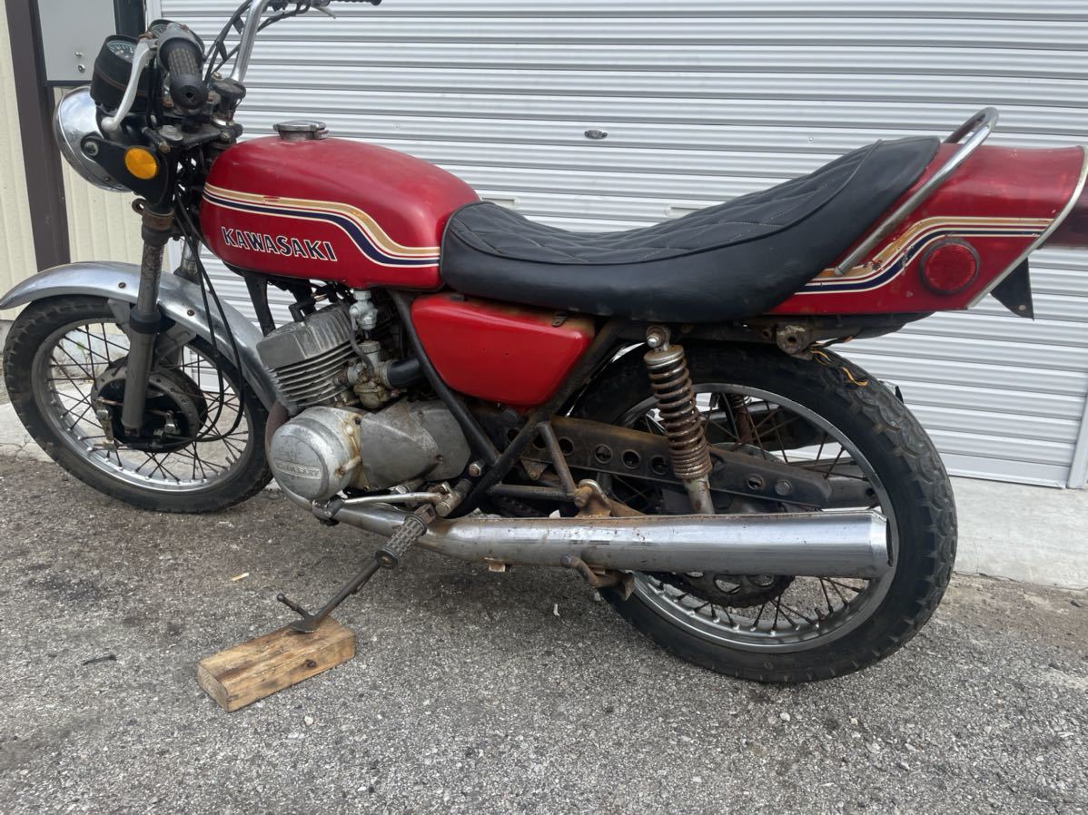 カワサキ　マッハ　350SS 初期型　書付　レストアベース　部品取り　S2F ss350 カワサキ マッハ レストアベース 部品取り 書類付き