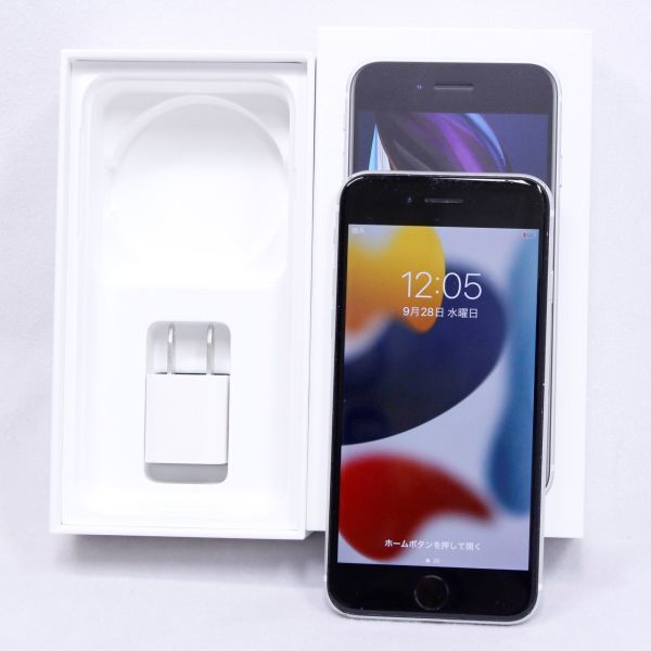 SIMロック解除済◇Apple【iPhoneSE2】第二世代 128GB MXD12J/A