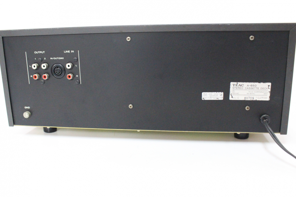m3606 ジャンク TEAC 【ト石】TEAC/ティアック ステレオカセットデッキ