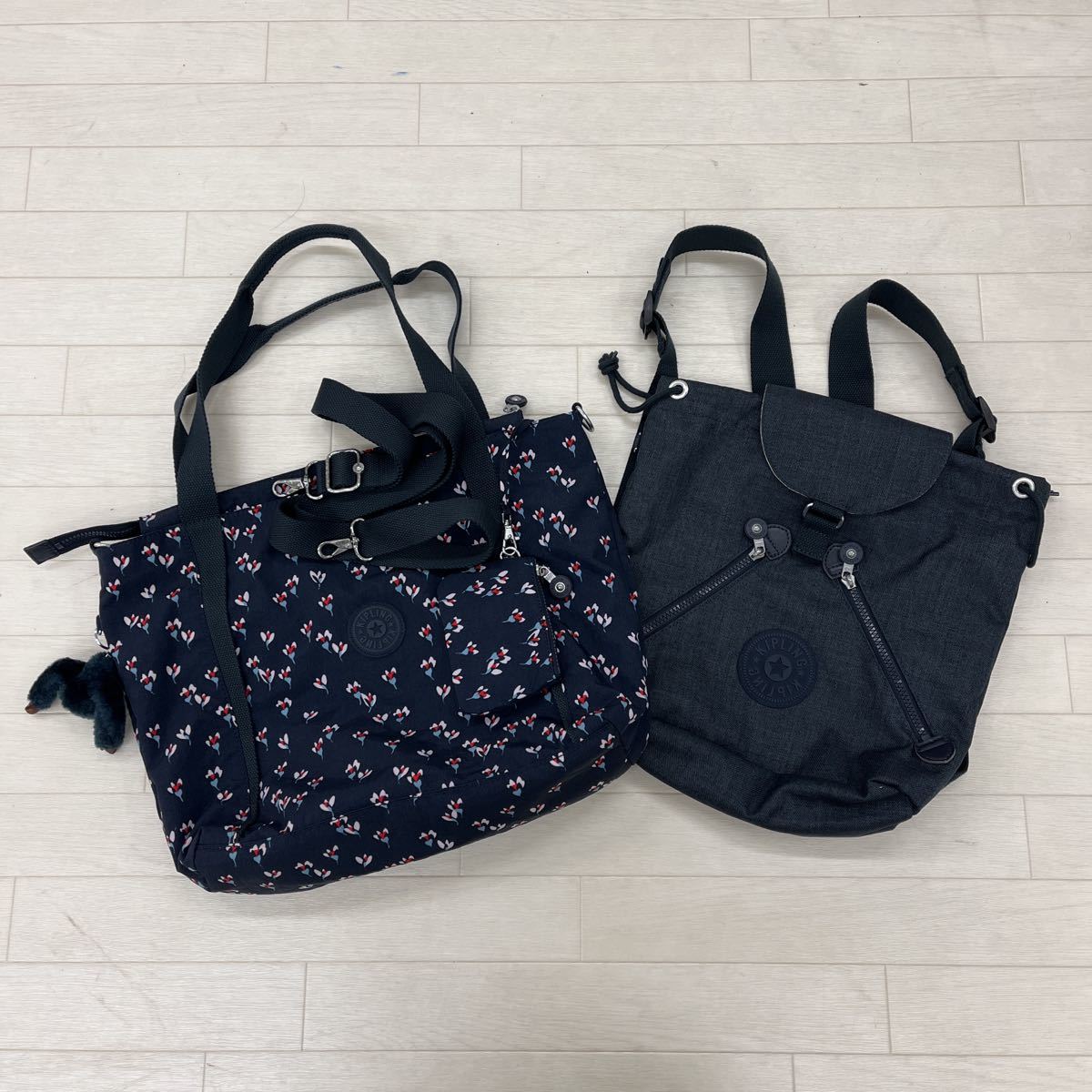 715◎ ② 2点 まとめ売り kipling キプリング バッグ 鞄 リュック 