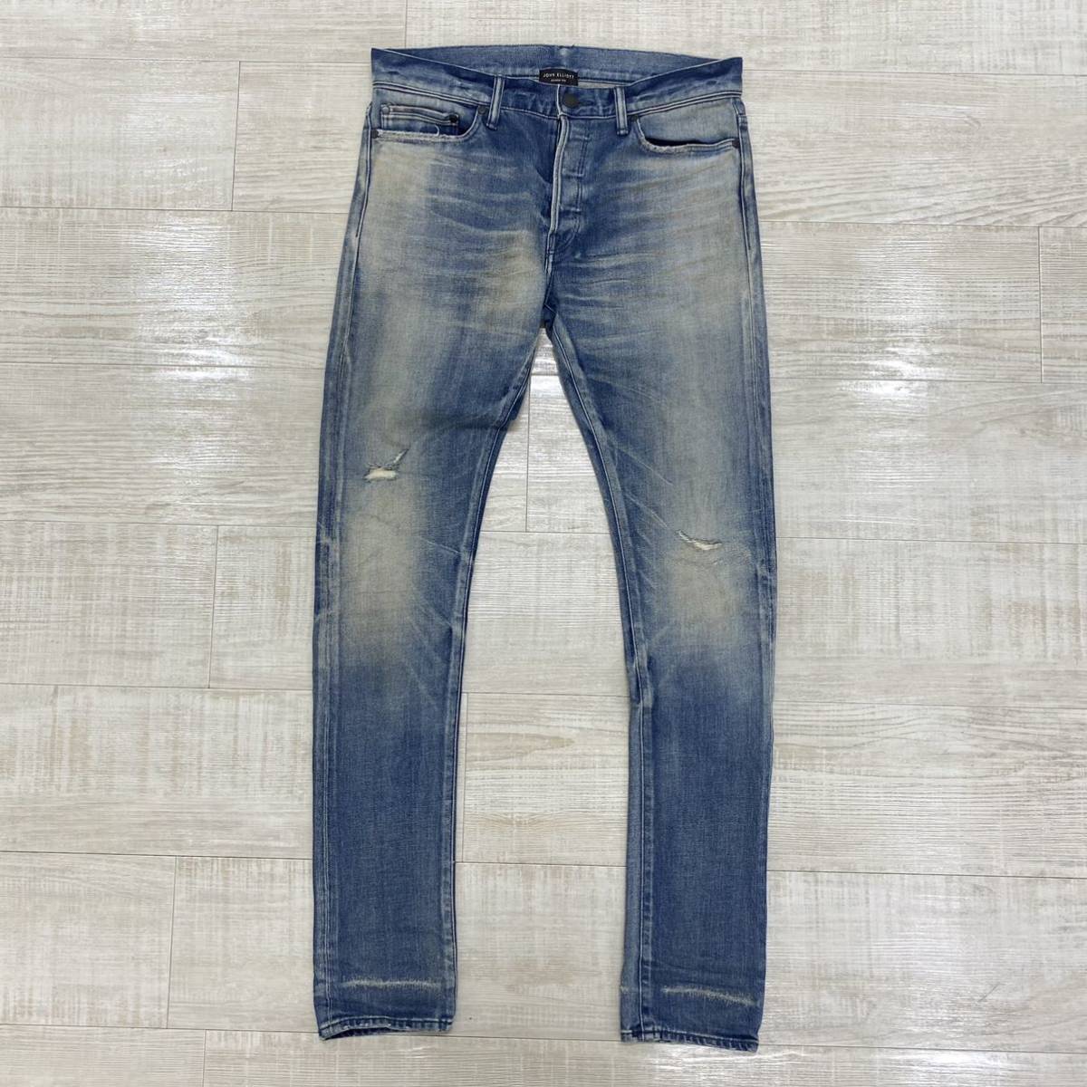 JOHN ELLIOTT CAST2 ビンテージ加工 デニム 日本製 ハチノス G-STAR 0 