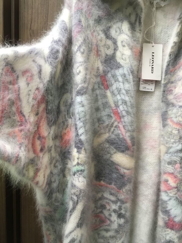 □限定SALE□新品タグ付!68.2万円 レオナールパリ 豪華モフモフ モヘア 