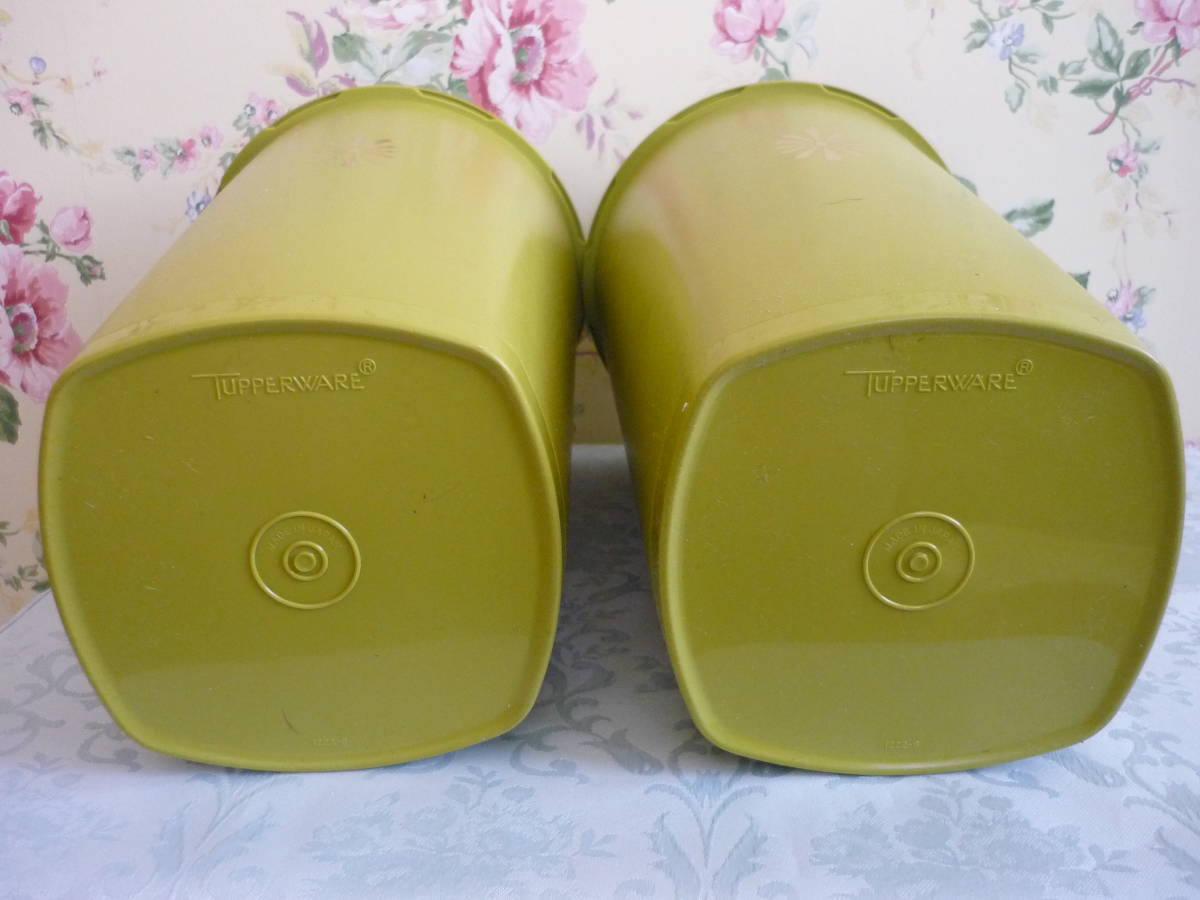 ②2個セット TUPPERWARE タッパーウェア デコレーター 保存容器