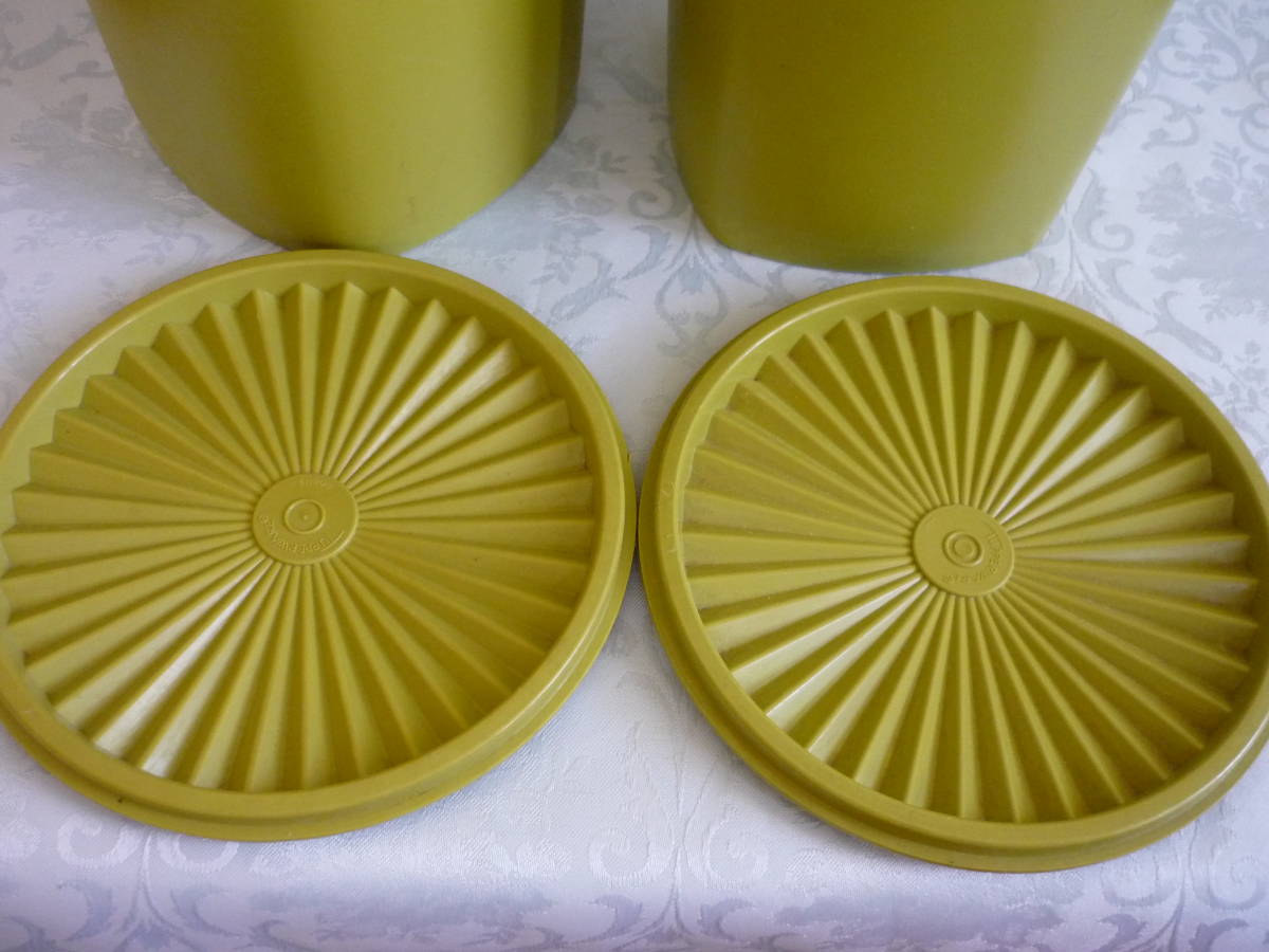 ②2個セット TUPPERWARE タッパーウェア デコレーター 保存容器