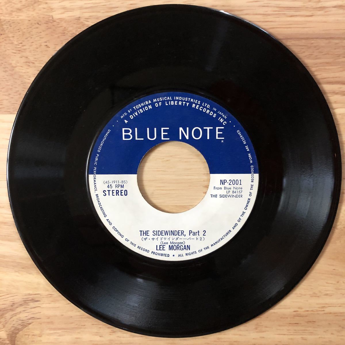 The Sidewinder ⁄ Lee Blue Morgan MORGAN | Note LEE 希少Lee