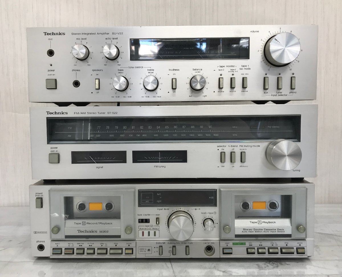 複 m1109 ジャンク Technics テクニクス システムコンポ SU-V22 / SB