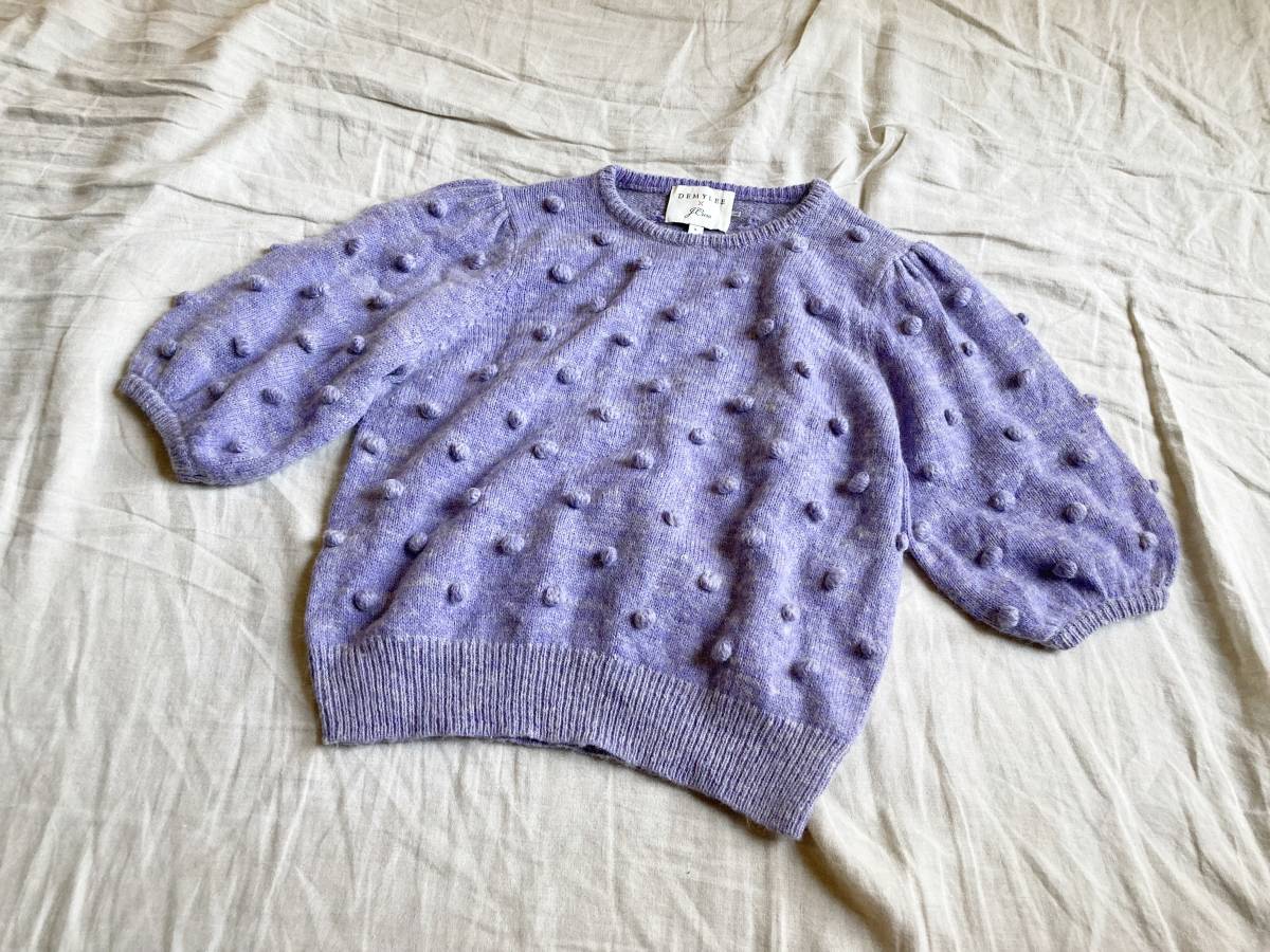 コラボ DEMYLEE デミリー × J.CREW ジェイクルー ミックス素材 