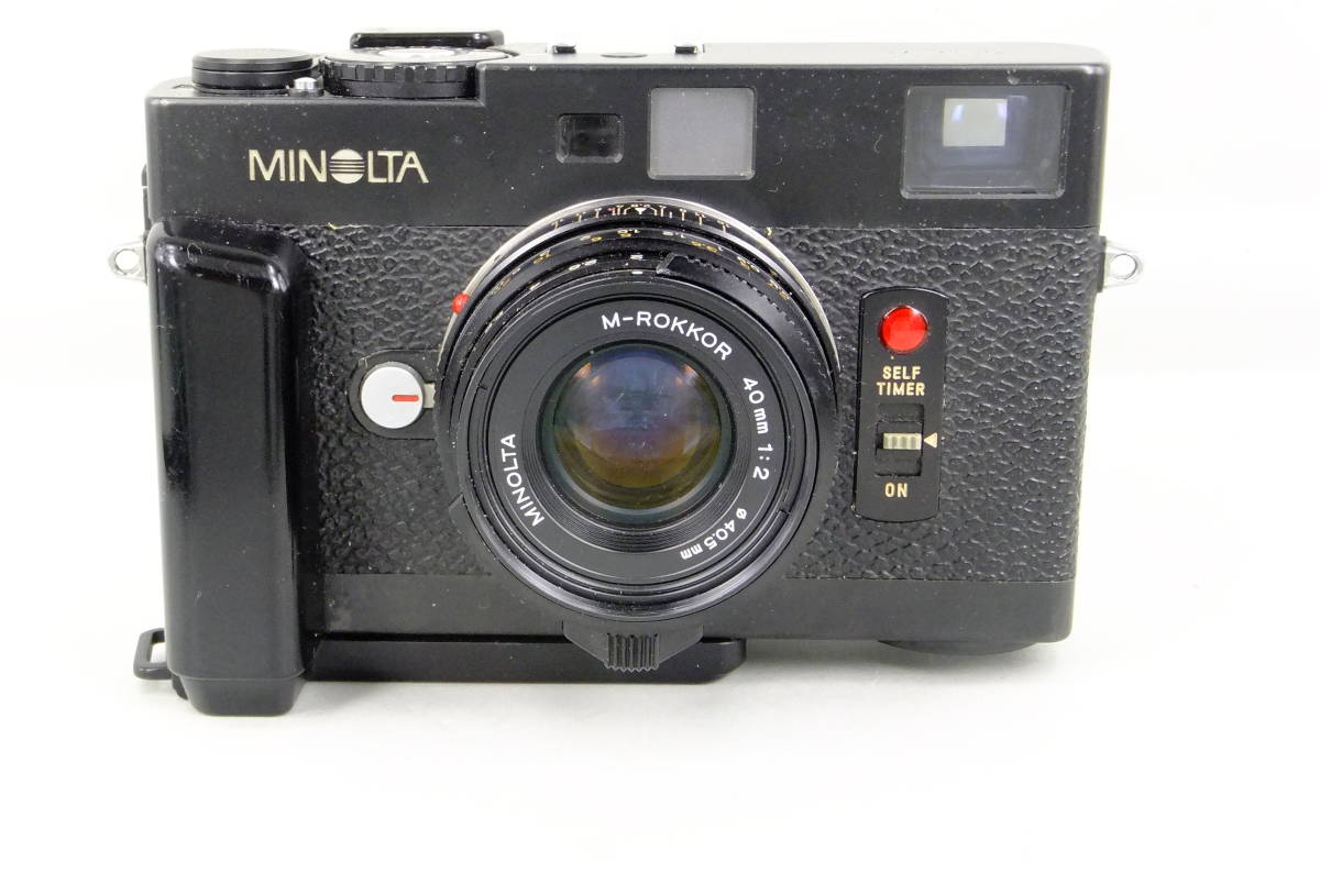 Minolta CLE M-Rokkor 40mm F2 グリップ付き カメラ、光学機器 家電