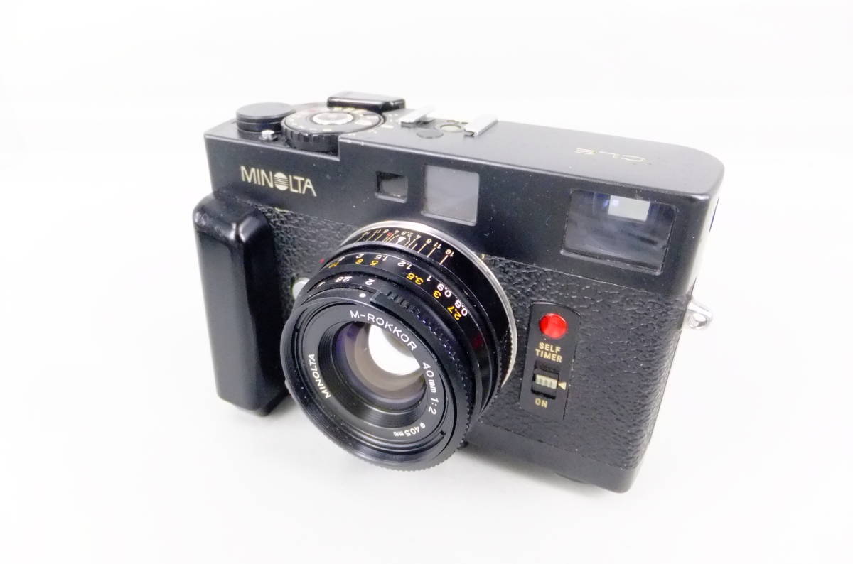 Minolta CLE M-Rokkor 40mm F2 グリップ付き カメラ、光学機器 家電