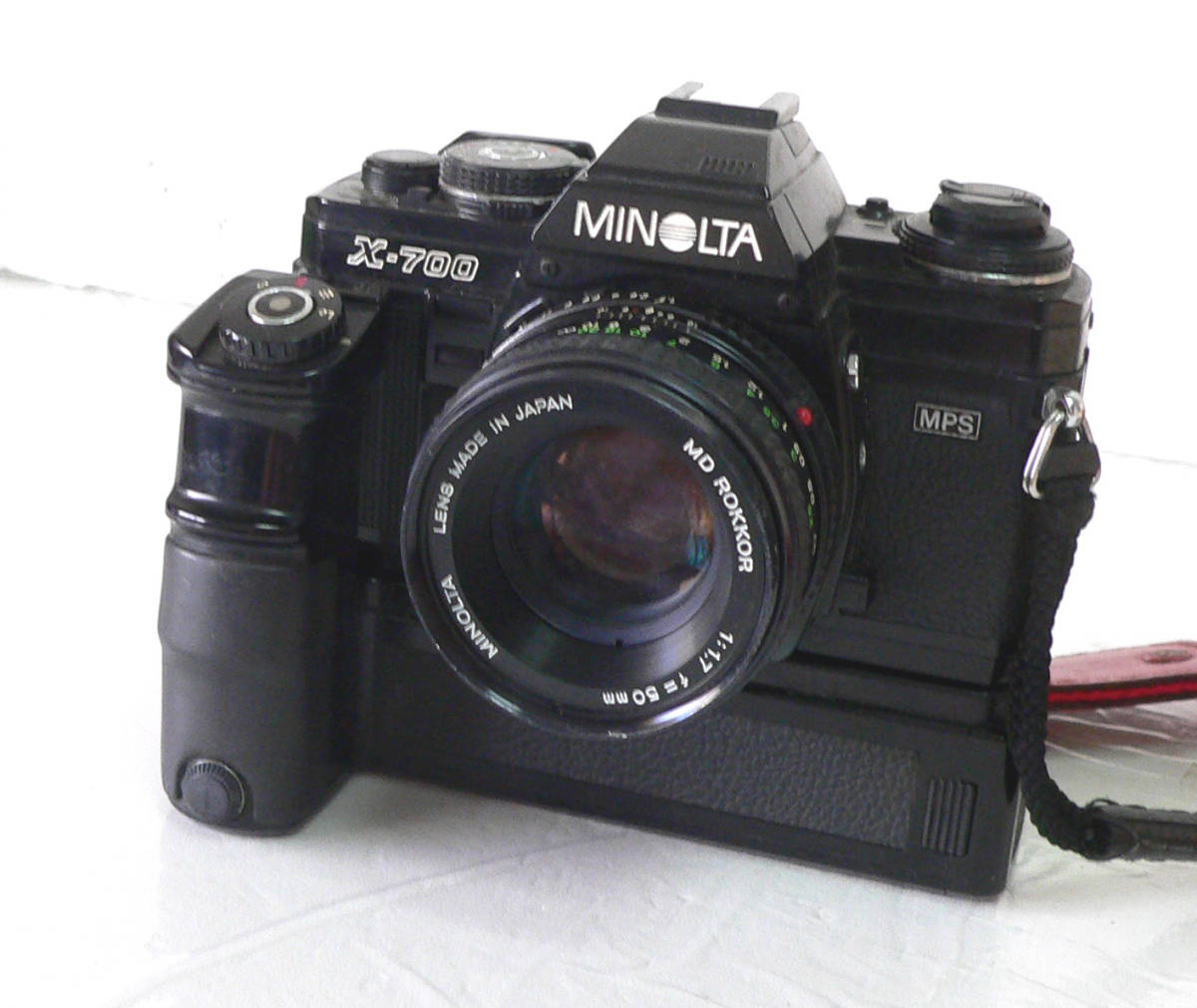 ☆ジャンク品 / MINOLTA X-700 + MD ROKKOR 50mm f1.7 、 モーター