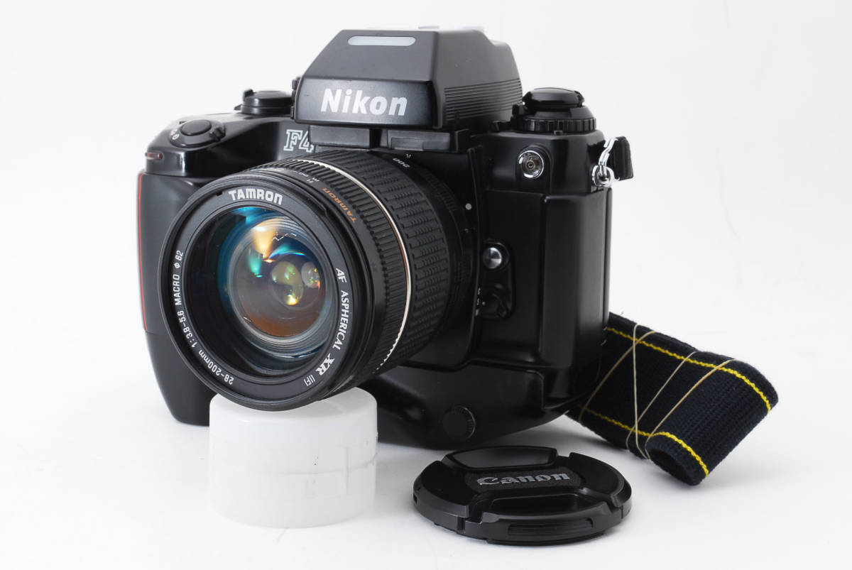 Nikon ニコン F4S ボディ MB-21付 tamron 28-200mm おまけレンズ Nikon