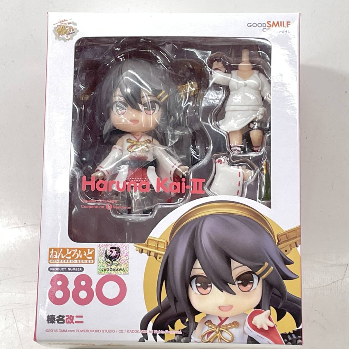 【09046】艦これ ねんどろいど 榛名改二 No.880 塗装済み可動フィギュア グッドスマイルカンパニー グッスマ パーツ欠け無し 中古品
