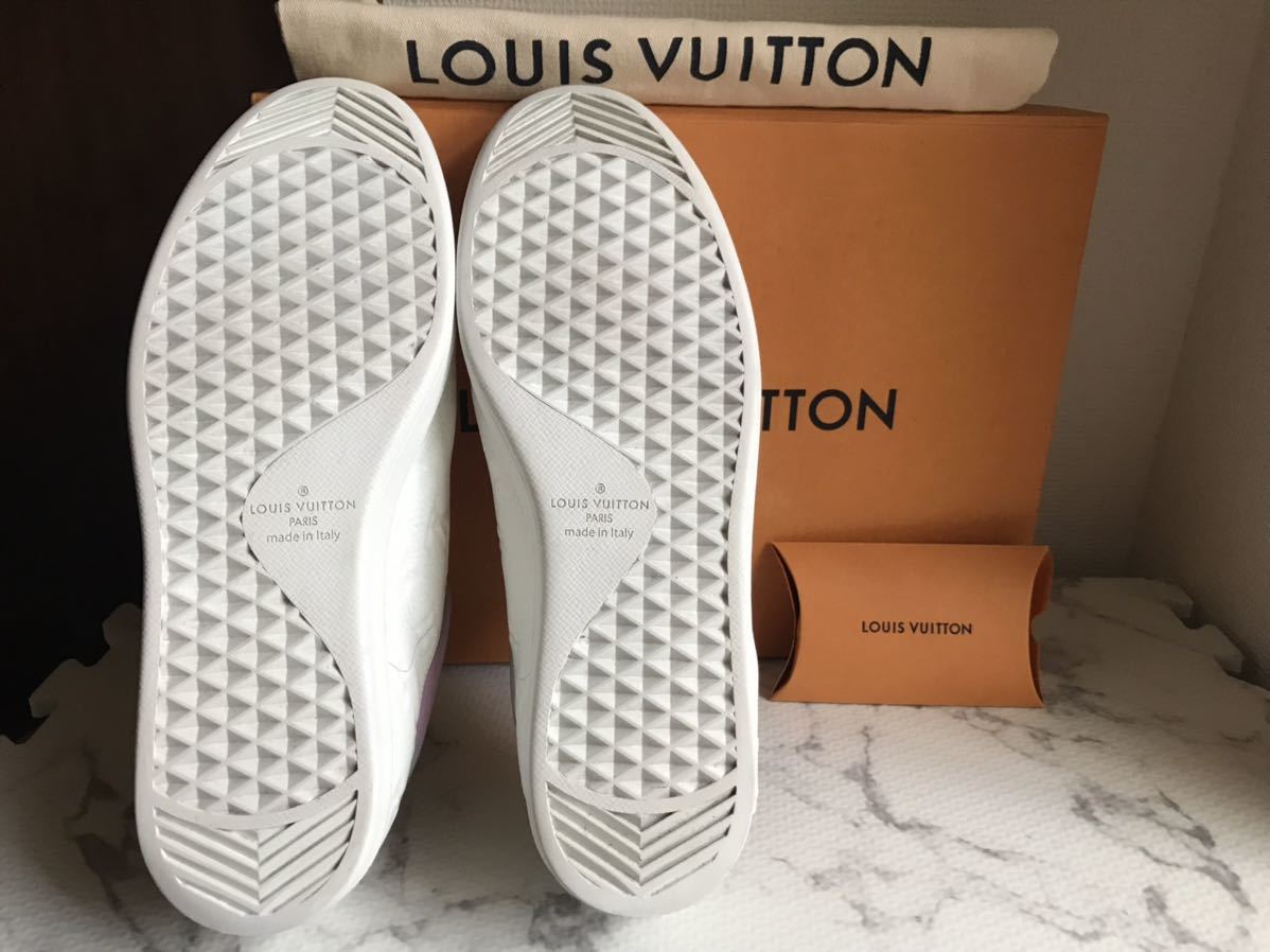 付属品付 ルイヴィトン ルクセンブルクライン スニーカー louis