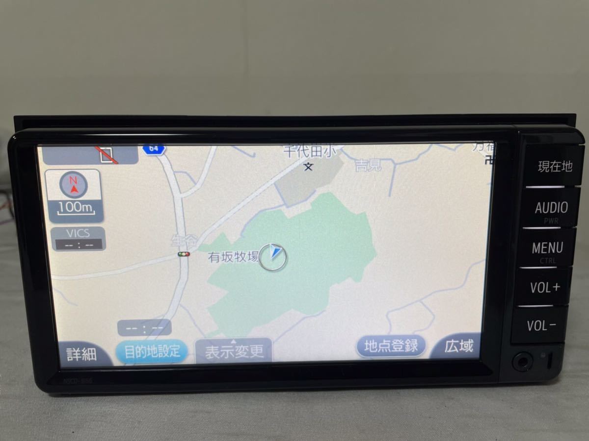 NSCD-W66 トヨタ 純正 ナビ 動作未確認 ナビロック 2018年春版地図