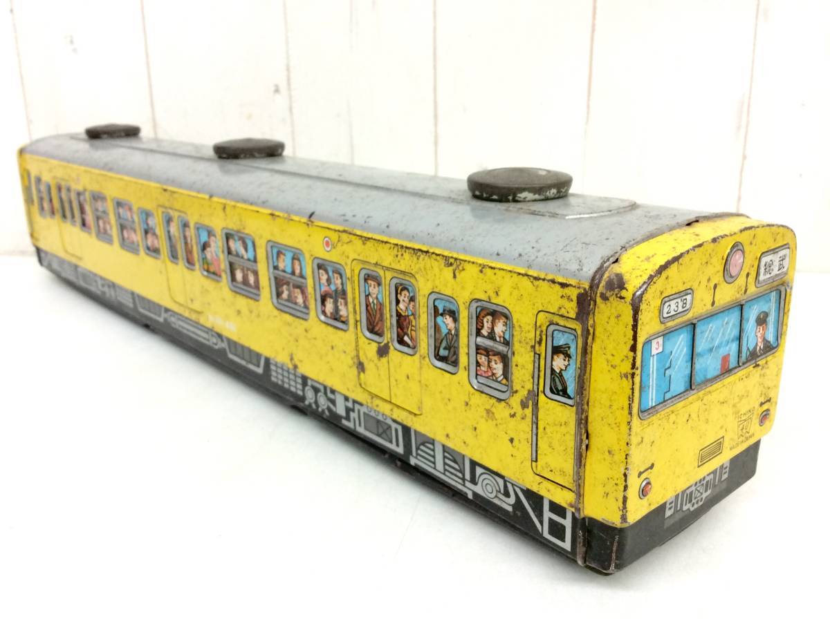 昭和レトロ 【 イチコー ブリキ 電車 】 総武線 総武鉄道 101系