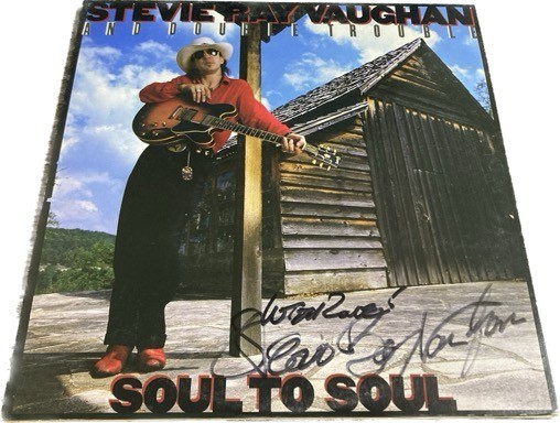 RAY STEVIE VAUGHAN - スティーヴィー・レイ・ヴォーン 直筆サイン入りアルバムカバー復刻版 1つ買うと1つ無料のスティーヴィー・レイ・ヴォーン直筆サイン入り Autographs スティーヴィー・レイ・ヴォーン直筆サイン入り24Kゴールド張り懐中 Stevie Signature Vaughan | Ray 1つ買うと1つ無料の 11x14