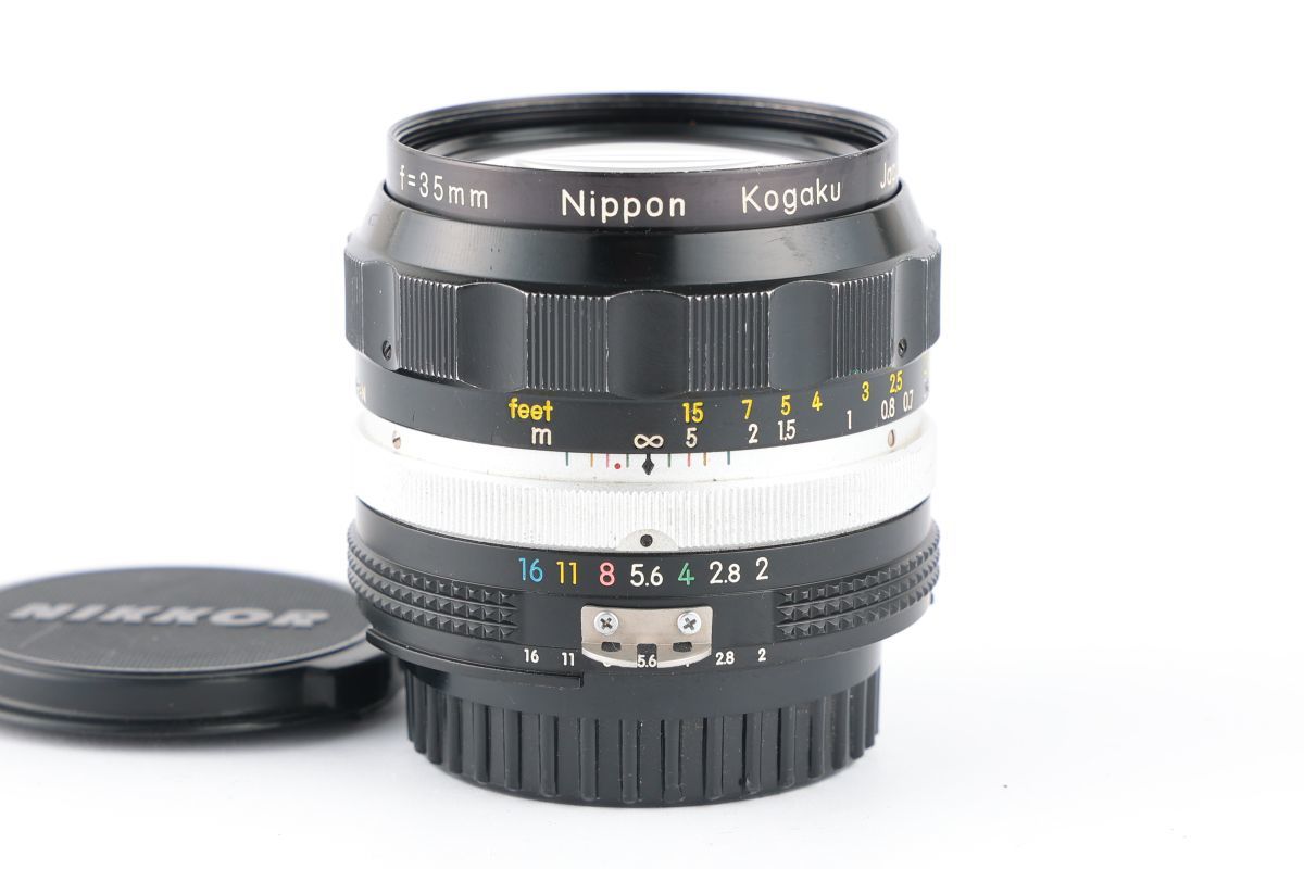 Objectif Nikon Nikkor 35mm F/2 - Auto O-C - Monture F - Occasion
