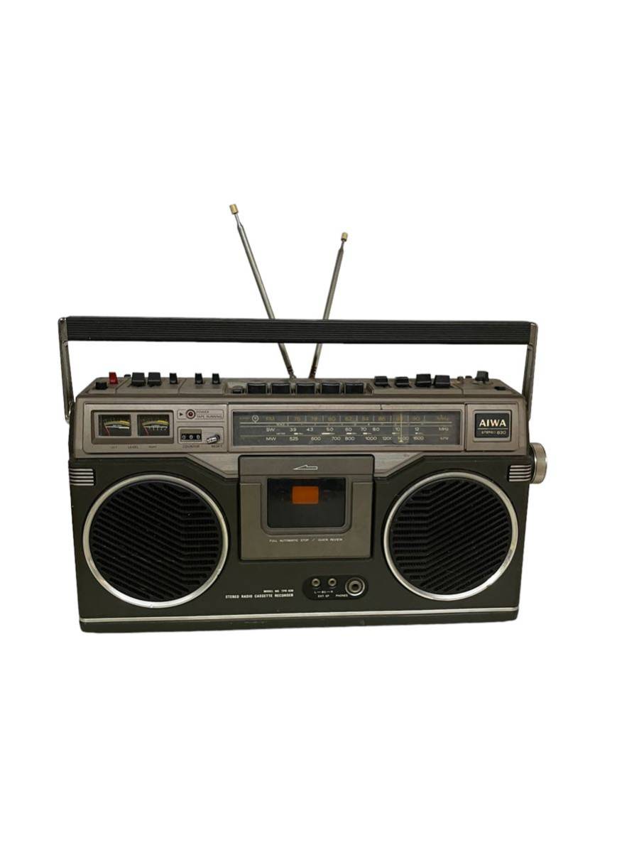 K105-2 AIWA アイワ STEREO830 ステレオラジオカセットレコーダー 現状