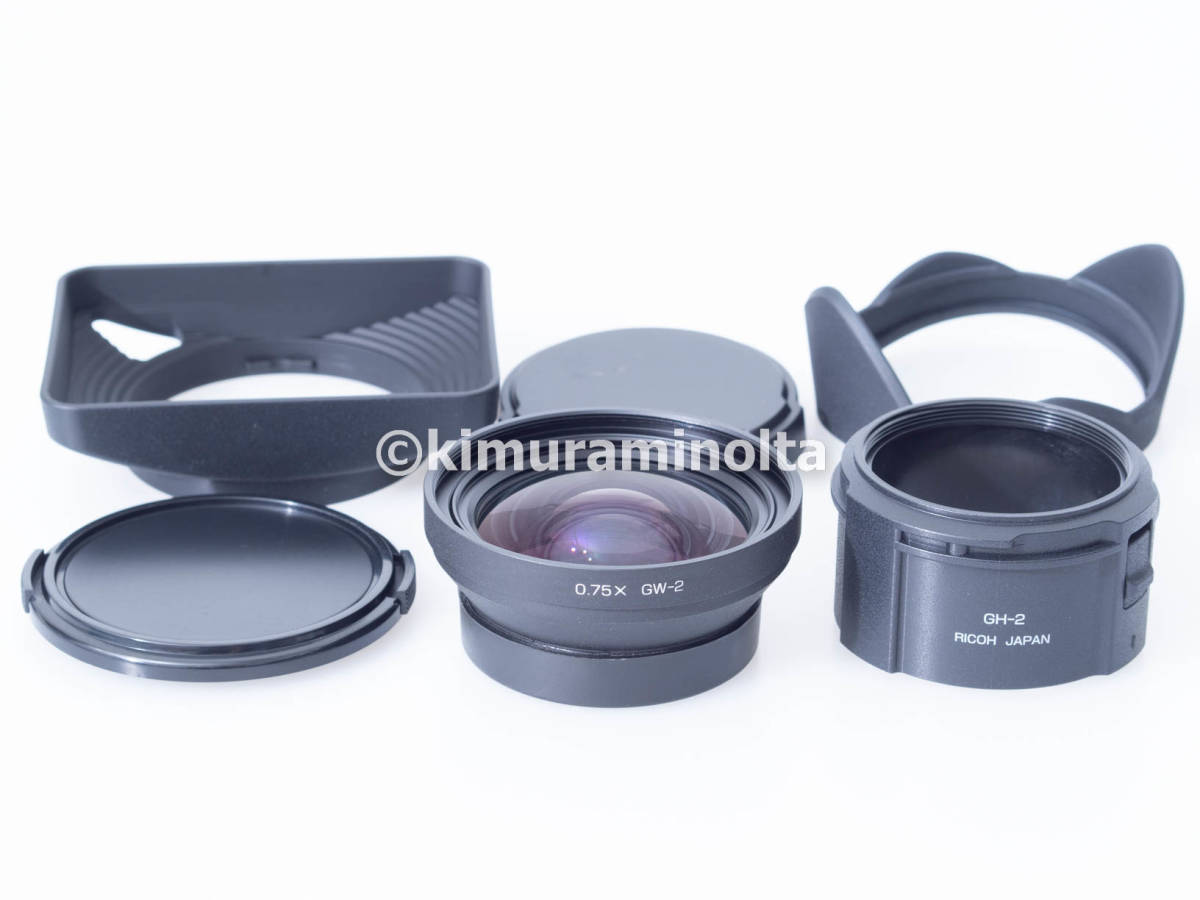 リコー RICOH GW-2 + GH-2 ワイドコンバージョンレンズ フード