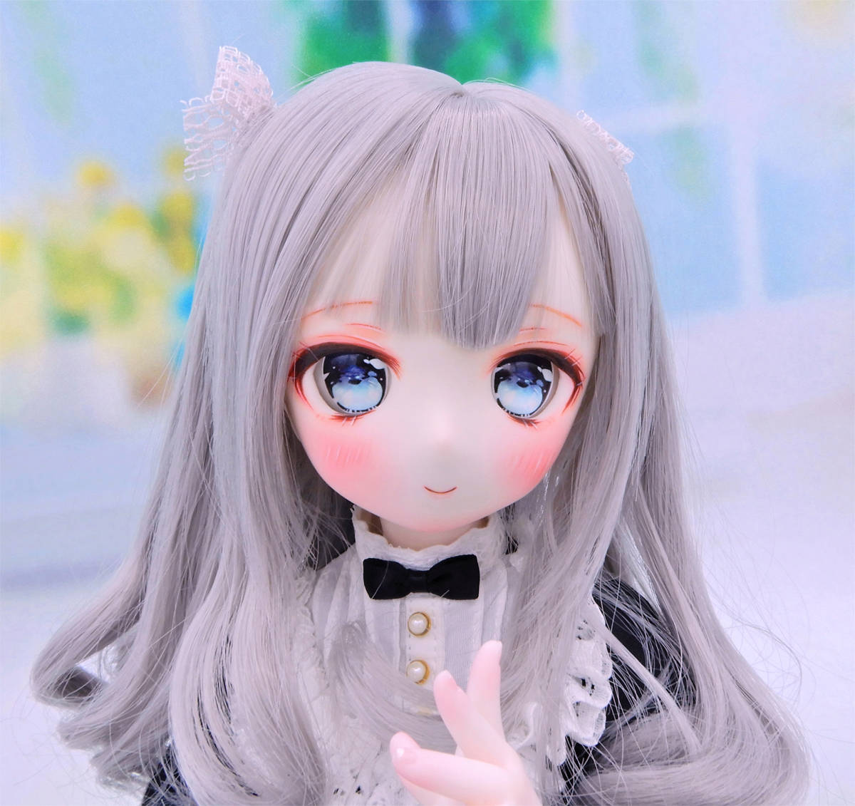セミ カスタムヘッド あおたDDH-01 セミホワイト肌＋レジンアイ DDH-01