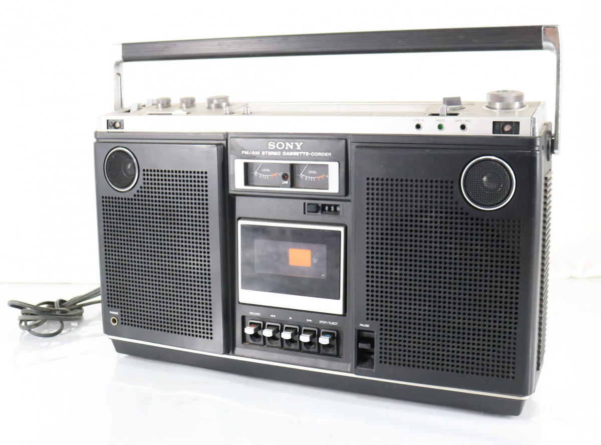 ソニーカセット 1980 mark5 ソニー ラジカセ 80 年代 ソニー ラジカセ