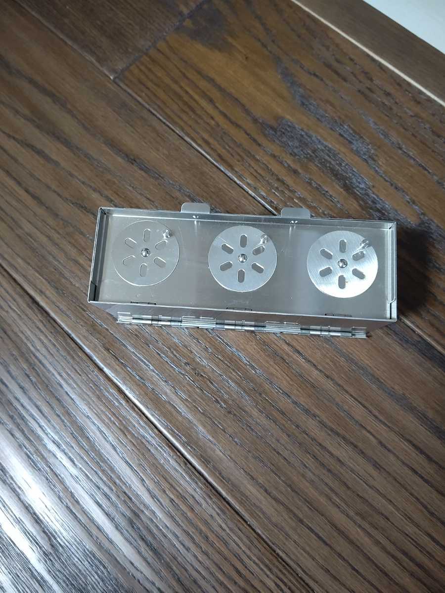 YDM 三連綿花容器 ワッテ缶 歯科 二連綿花容器 二連綿花ケース