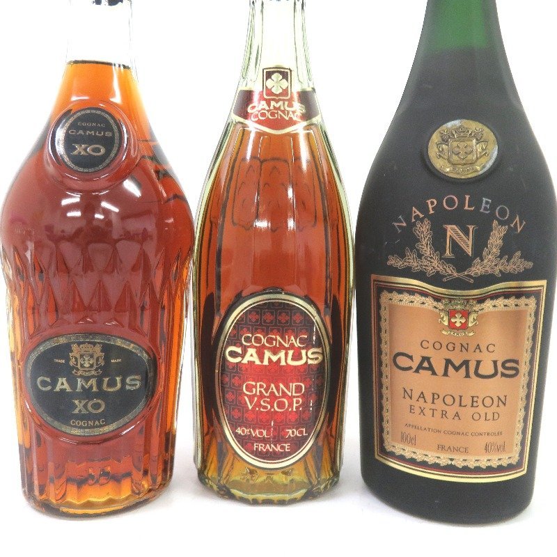 CAMUS コニャック 3本セット 未開栓 箱付 カミュ コニャック 3本セット 700/1000ml 箱なし 【公式通販】