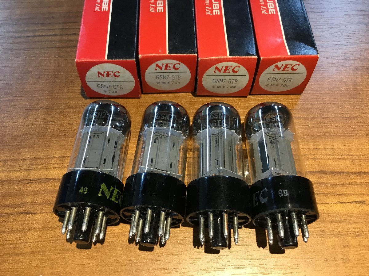 驚きの破格値，品質保証 動作未確認 4本セット 真空管 NEC 6SN7-GTB 202210 22(真空管)｜売買されたオークション情報、yahooの商品情報をアーカイブ公開 - オークファン 真空管