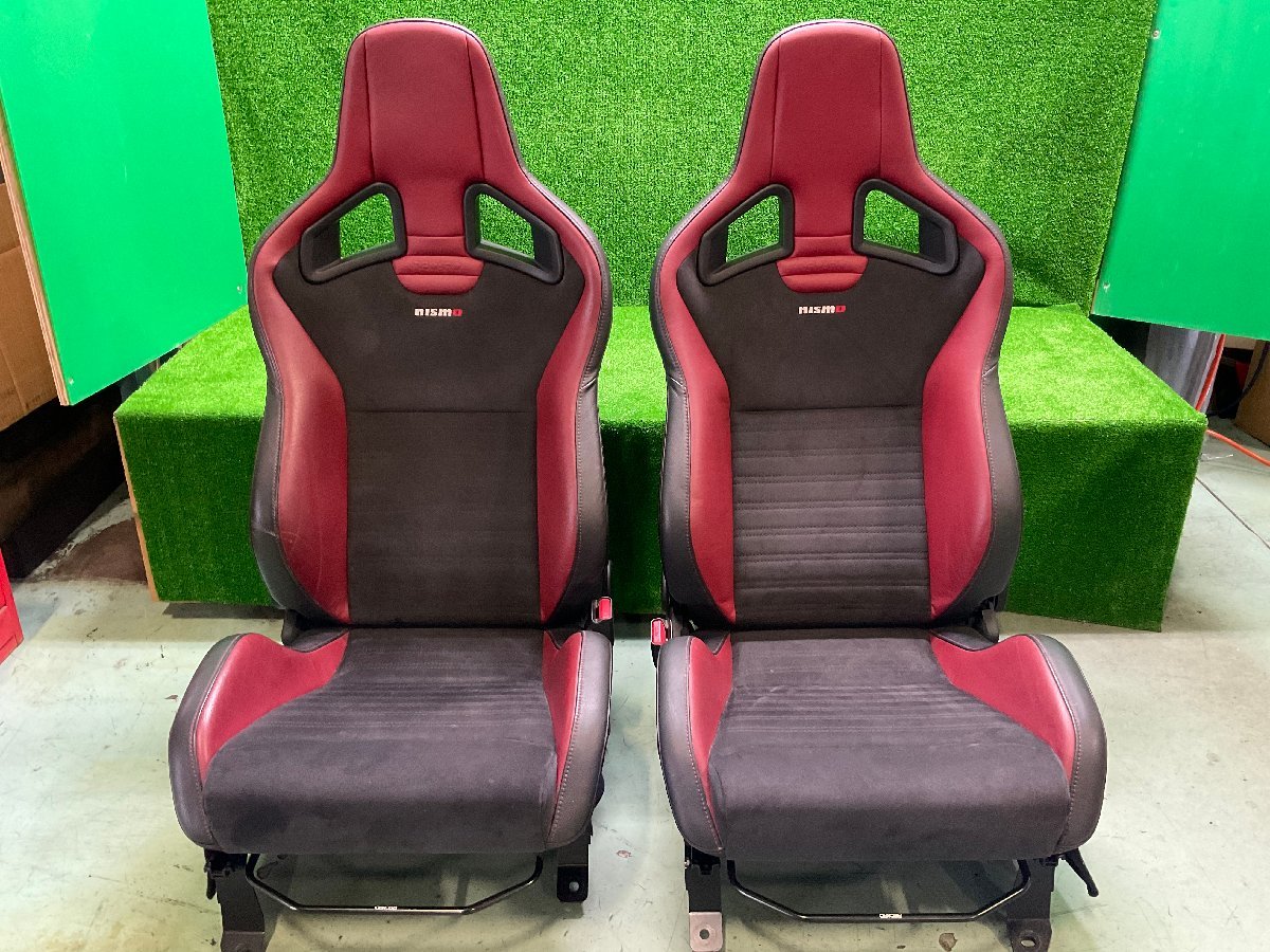 ノート ニスモS E12 後期 純正OP レカロ バケットシート 左右 RECARO 