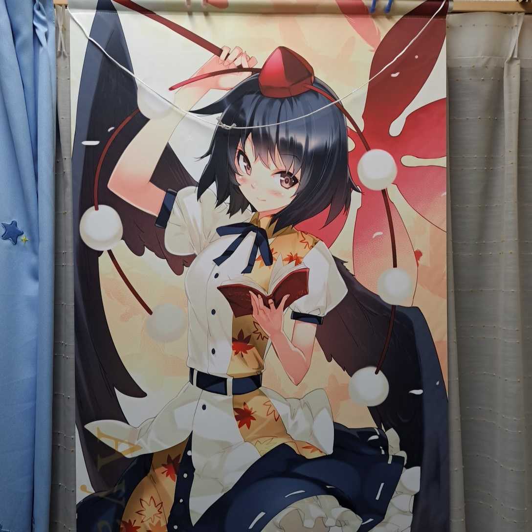 東方Project　等身大タペストリー　射命丸文