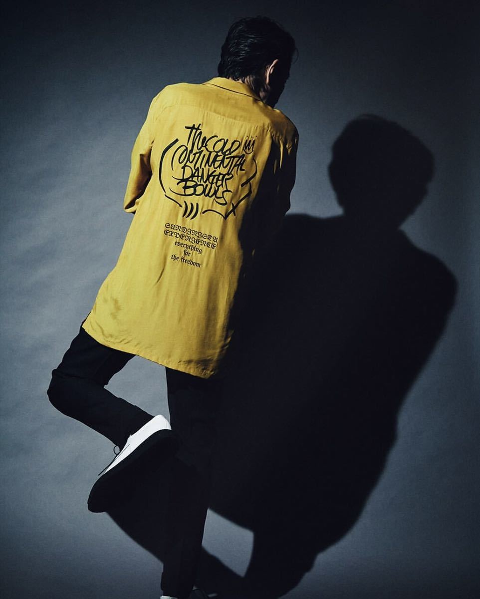 ☆ SUNDINISTA EXPERIENCE / DANGERS (MUSTARD)☆サイズS 試着のみ 