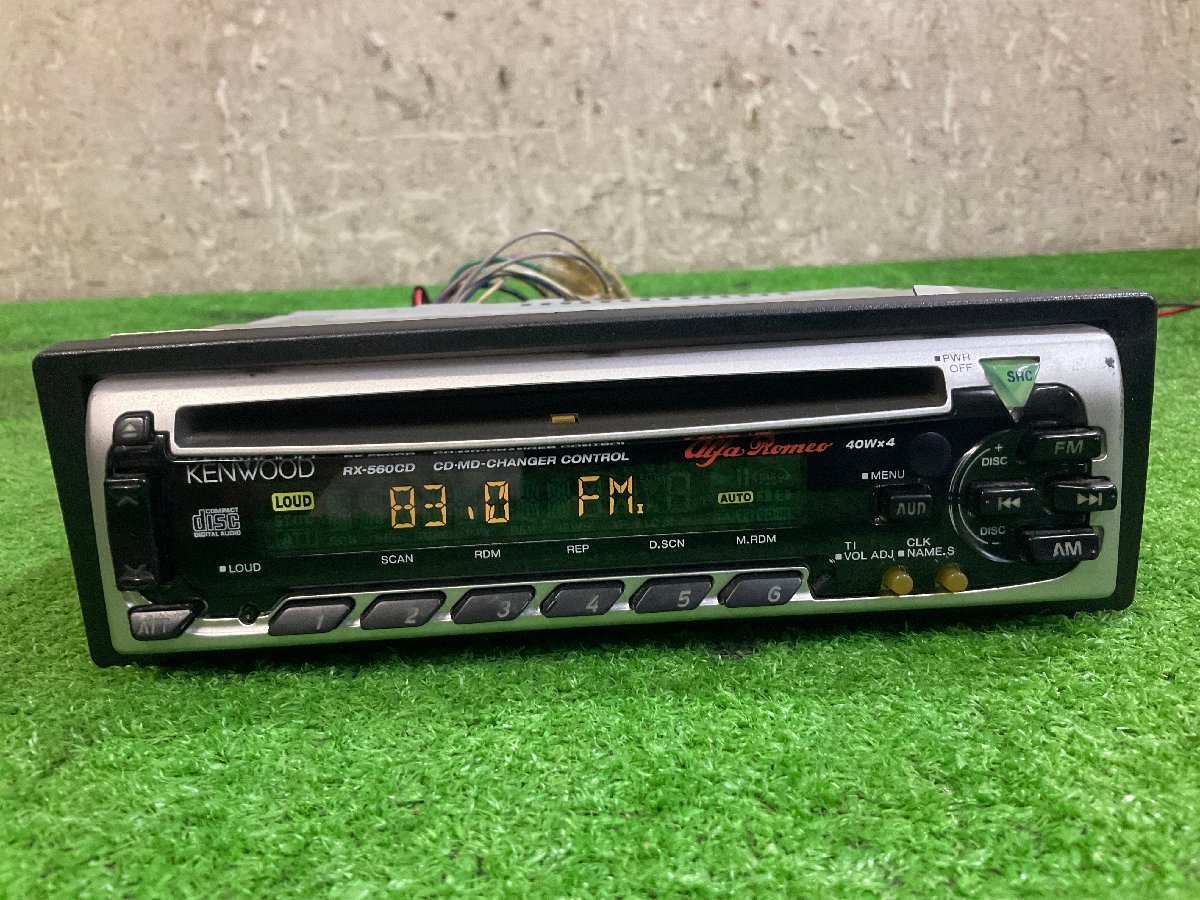 超激得，SALE アルファロメオ 156 ZAR932000 左ハンドル KENWOOD ケンウッド 1D CDデッキ RX-560CD(ケンウッド)｜売買されたオークション情報、yahooの商品情報をアーカイブ公開 - オークファン ケンウッド