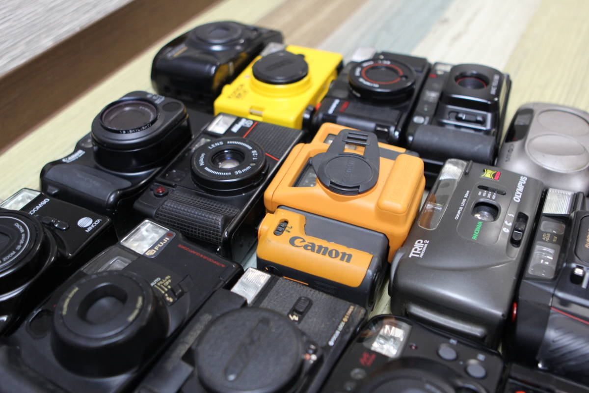 22 コンパクトフィルムカメラまとめ Canon olympus-pen autoboy 