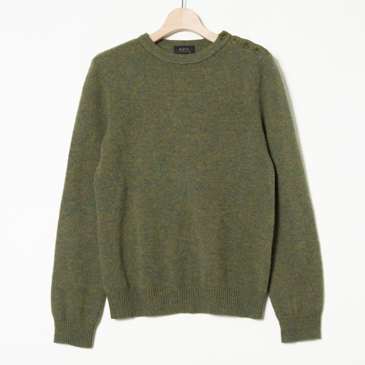 A.P.C. ミリタリー ウール ニット セーター apc 【公式通販】