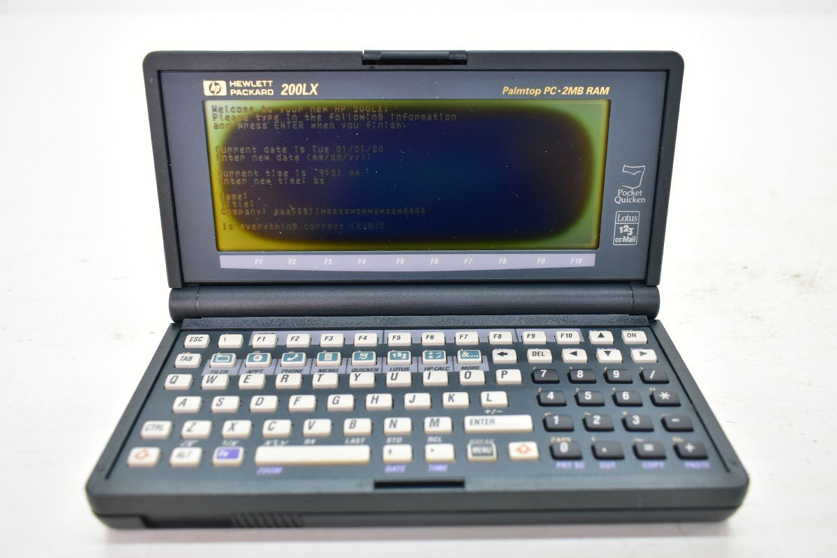 hp HEWLETT PACKARD 200LX [ヒューレット][パッカード][Palmtop PC 