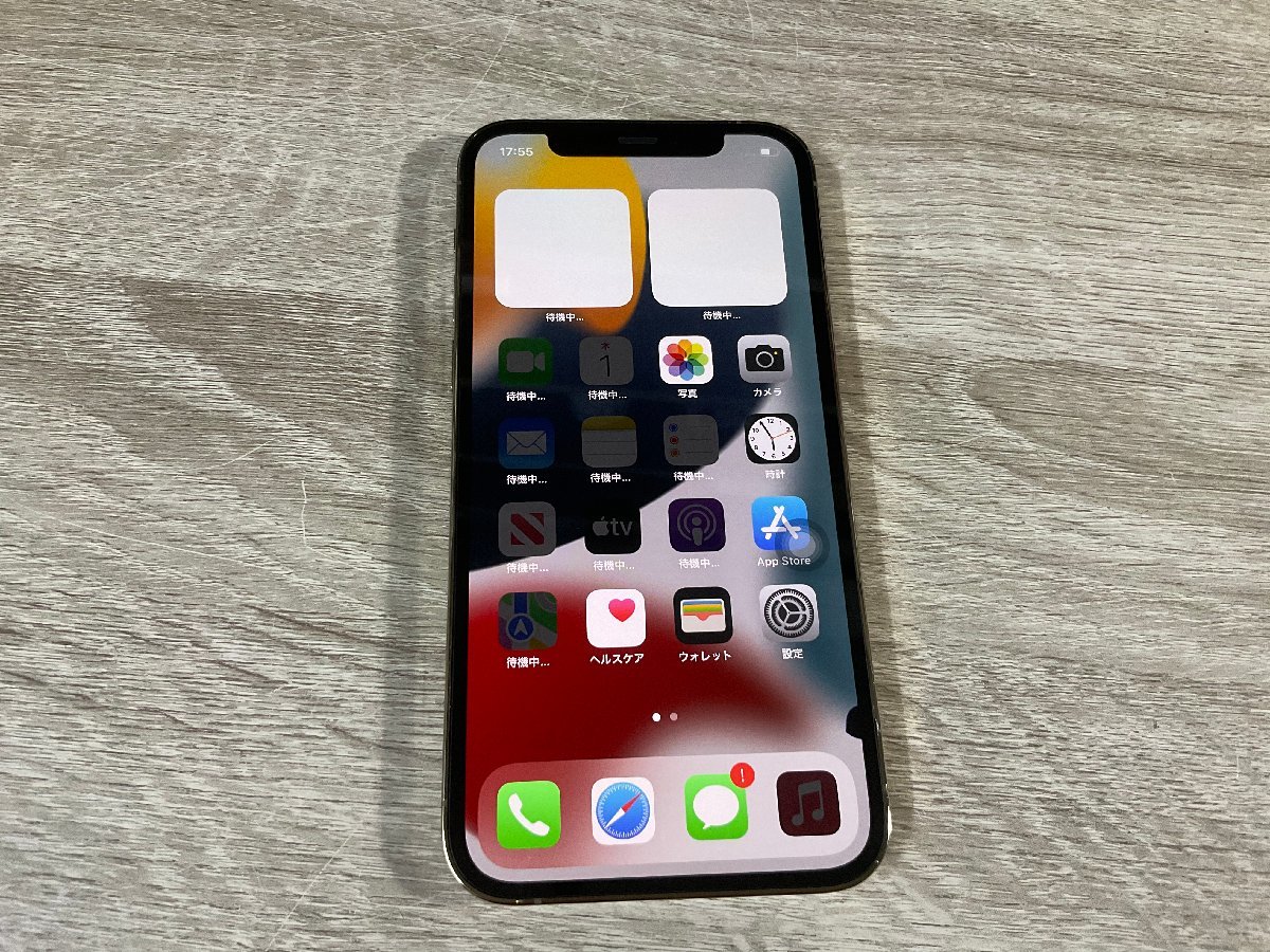 8971】訳あり iPhone 12 Pro 256 GB Gold SIMフリーバッテリー92% 利用