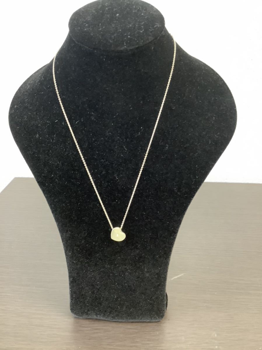 正規品，限定SALE TIFFANY&Co パロマピカソ ハートネックレス SV925 ダイヤ付 ネックレス ティファニー ティファニーネックレス 首回り 約42cm(その他)｜売買されたオークション情報、yahooの商品情報をアーカイ ネックレス