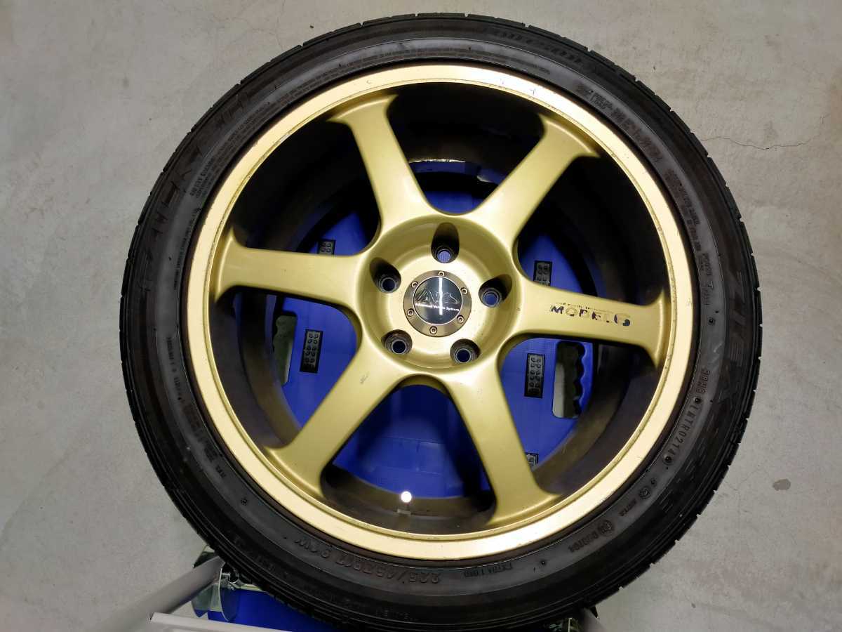 AVS モデル6 17インチ 8j+40 114.3 美品 タイヤ付き(社外品)｜売買され 