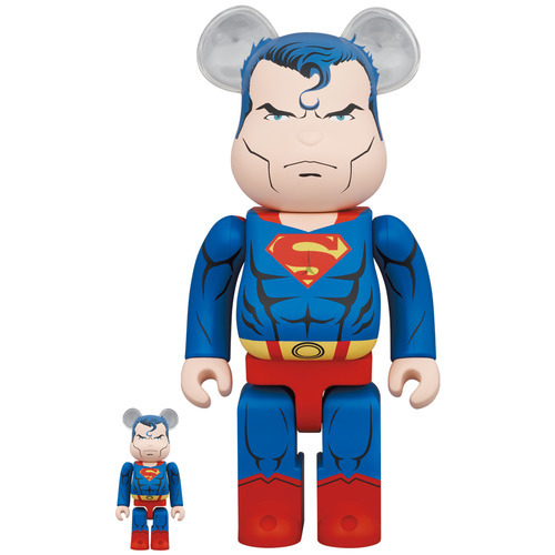 新品 ベアブリック BE@RBRICK スーパーマン SUPERMAN BATMAN HUSH Ver. 100％ & 400％