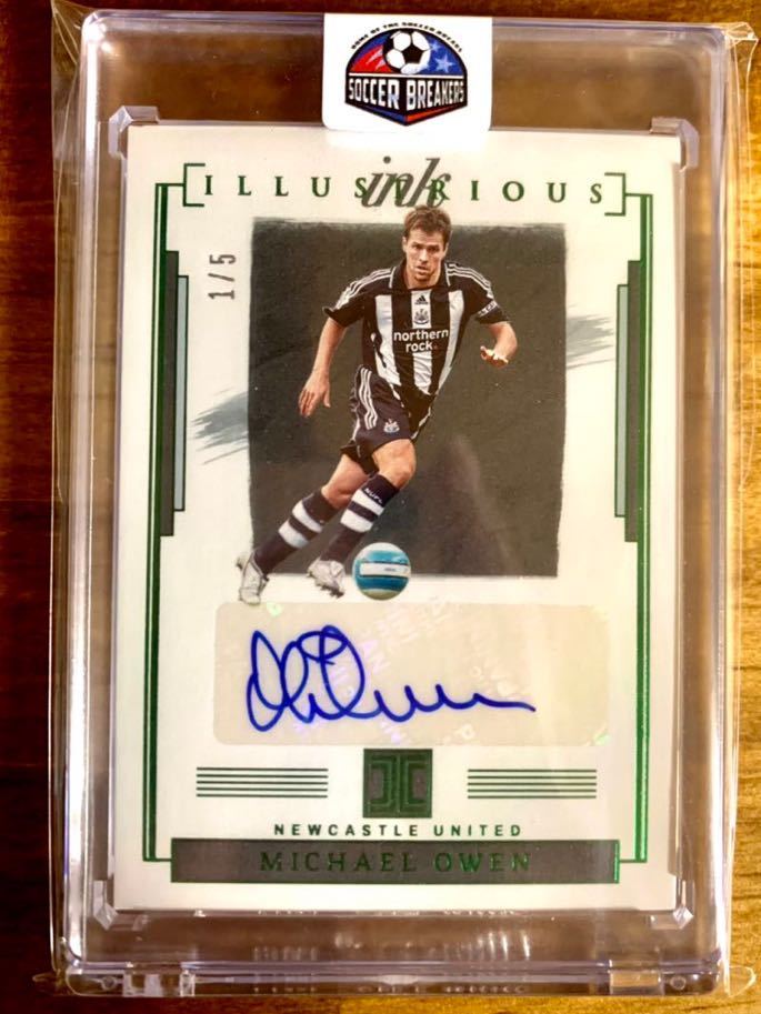 5枚限定 Michael Owen Panini Impeccable Premier League Soccer 2021
